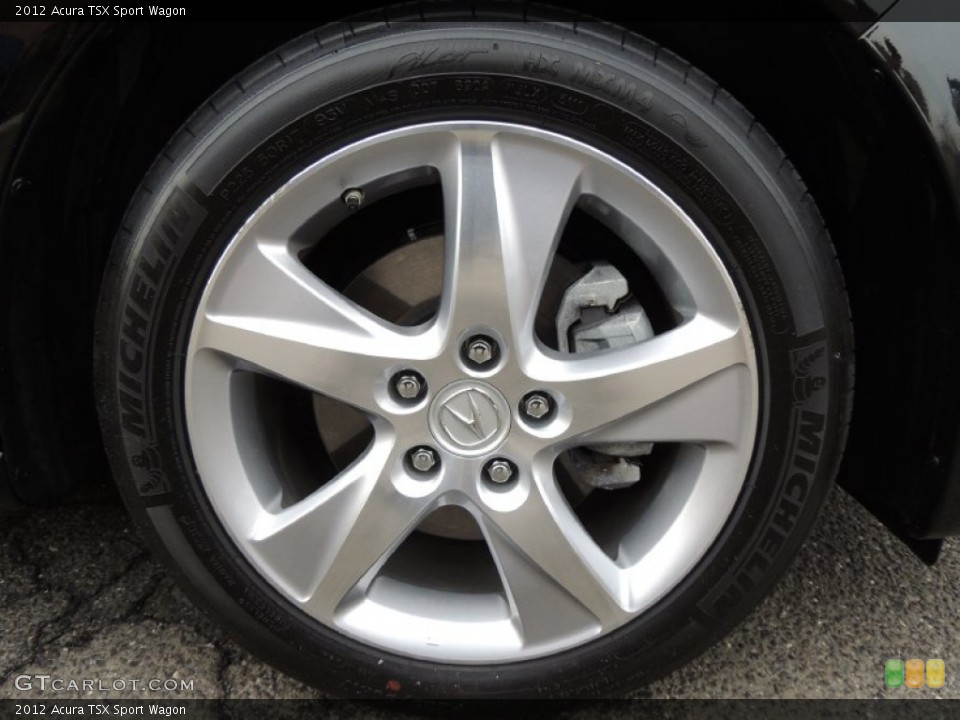 2012 Acura TSX Sport Wagon Wheel and Tire Photo #77459403