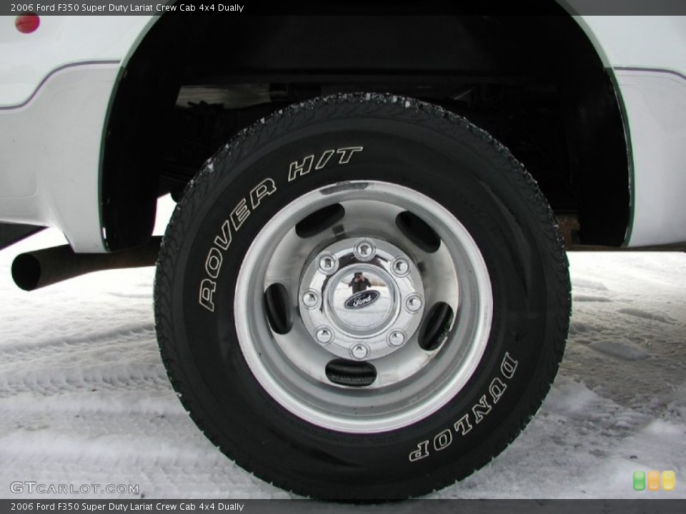 2006 Ford F350 Super Duty Lariat Crew Cab 4x4 Dually Wheel and Tire Photo #77462702