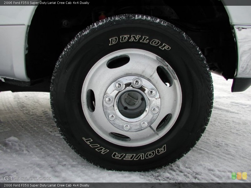 2006 Ford F350 Super Duty Lariat Crew Cab 4x4 Dually Wheel and Tire Photo #77462715