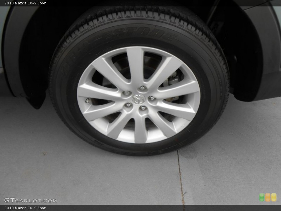 2010 Mazda CX-9 Sport Wheel and Tire Photo #77469138