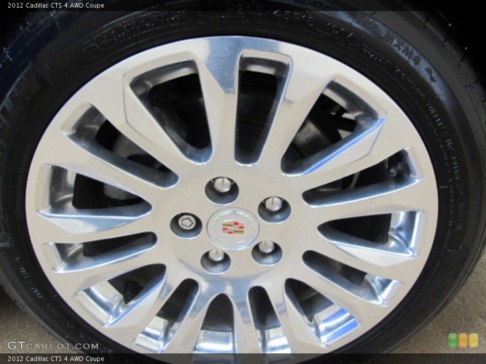 2012 Cadillac CTS 4 AWD Coupe Wheel and Tire Photo #77469299