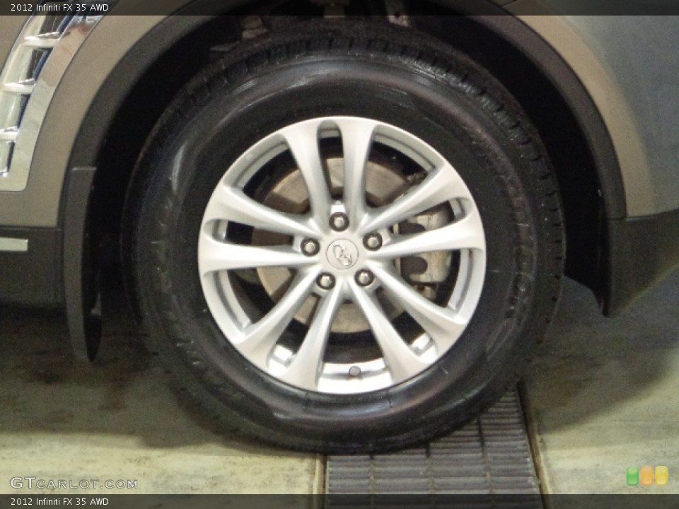 2012 Infiniti FX 35 AWD Wheel and Tire Photo #77472372