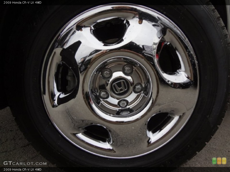2009 Honda CR-V LX 4WD Wheel and Tire Photo #77478356
