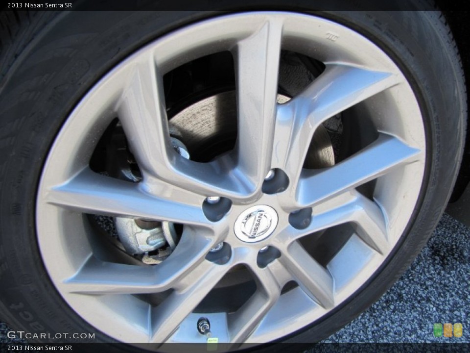 2013 Nissan Sentra SR Wheel and Tire Photo #77482100
