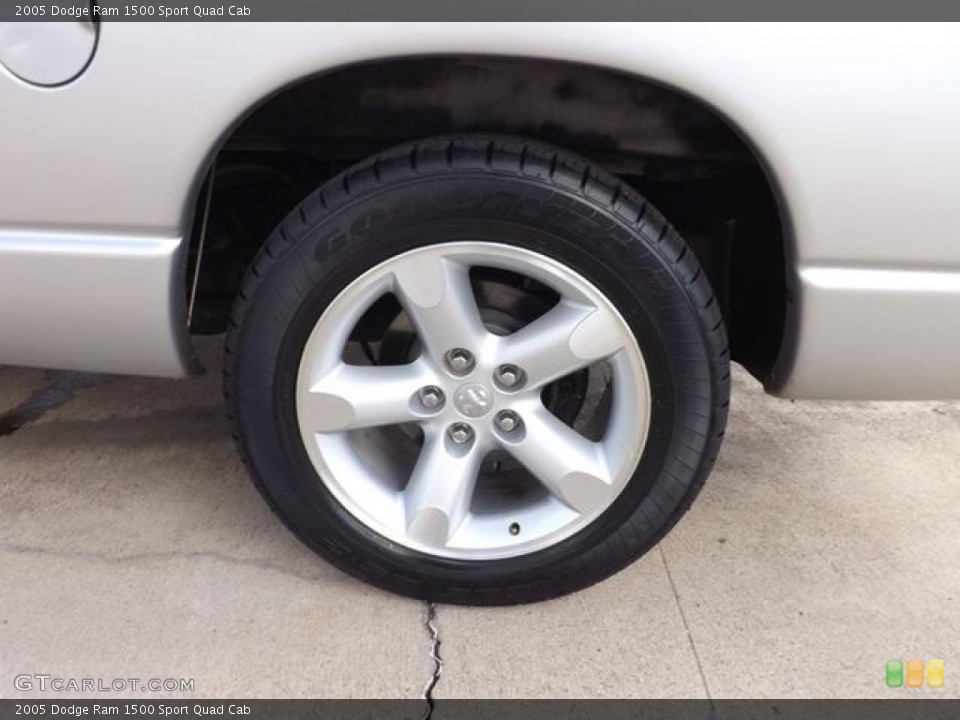 2005 Dodge Ram 1500 Sport Quad Cab Wheel and Tire Photo #77482370
