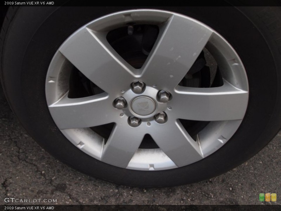2009 Saturn VUE XR V6 AWD Wheel and Tire Photo #77484856