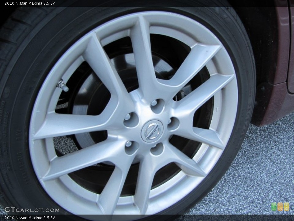 2010 Nissan Maxima 3.5 SV Wheel and Tire Photo #77487867
