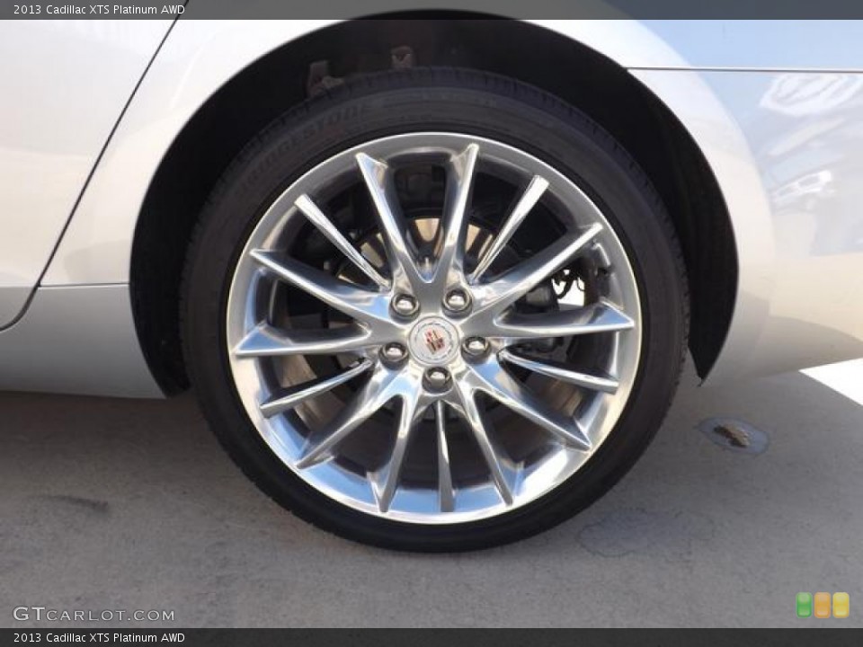 2013 Cadillac XTS Platinum AWD Wheel and Tire Photo #77487995