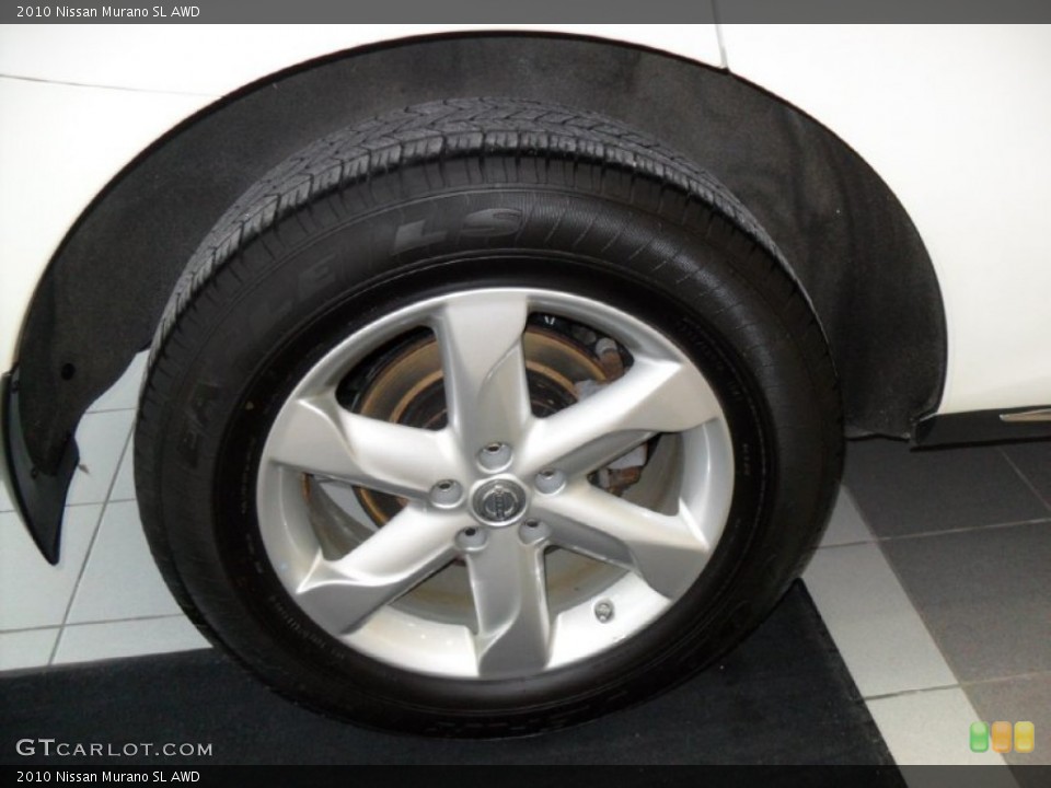 2010 Nissan Murano SL AWD Wheel and Tire Photo #77492177