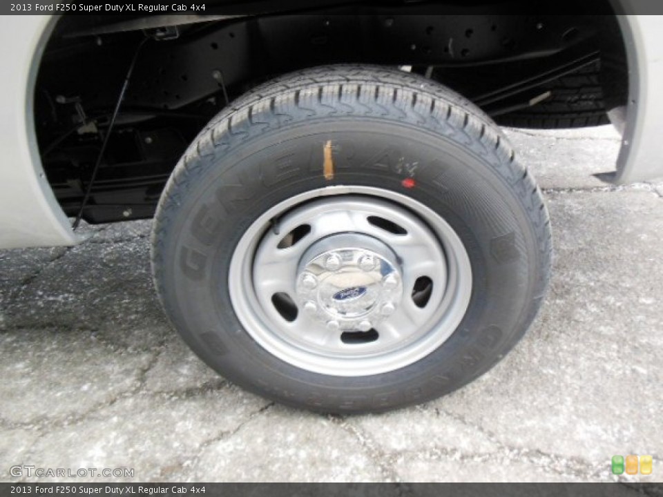 2013 Ford F250 Super Duty XL Regular Cab 4x4 Wheel and Tire Photo #77495213