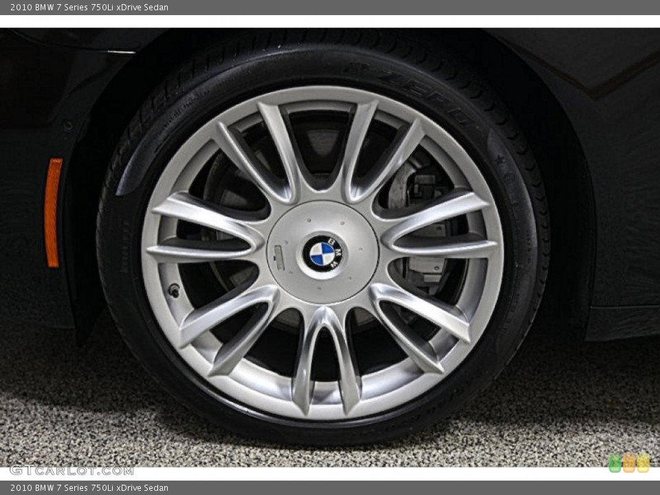 2010 BMW 7 Series 750Li xDrive Sedan Wheel and Tire Photo #77500112
