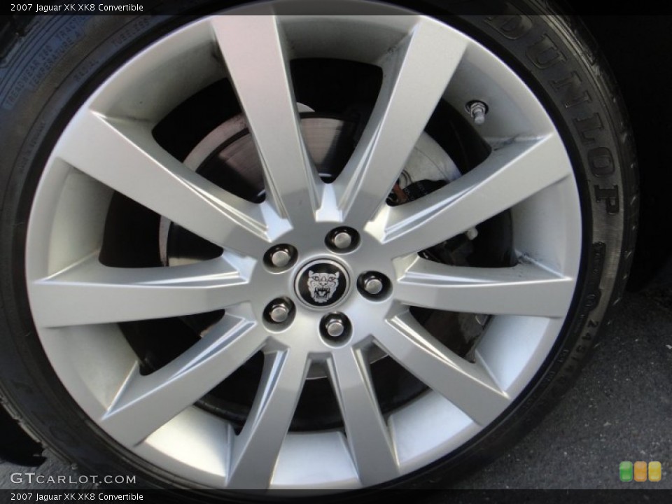 2007 Jaguar XK XK8 Convertible Wheel and Tire Photo #77500546