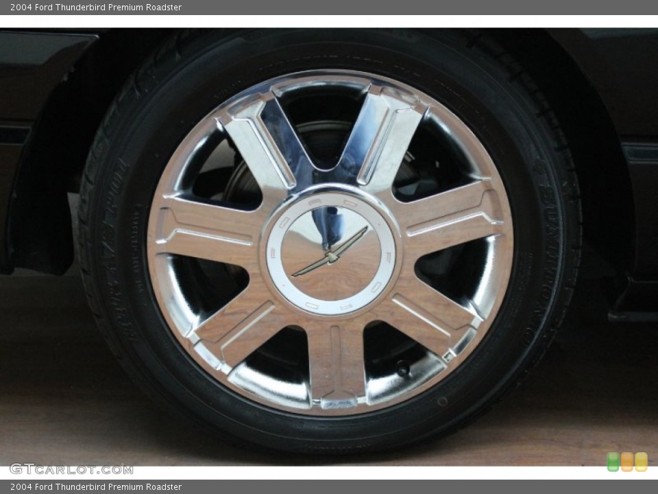 2004 Ford Thunderbird Premium Roadster Wheel and Tire Photo #77501804
