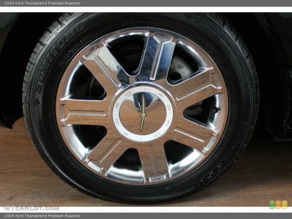 2004 Ford Thunderbird Premium Roadster Wheel and Tire Photo #77501825