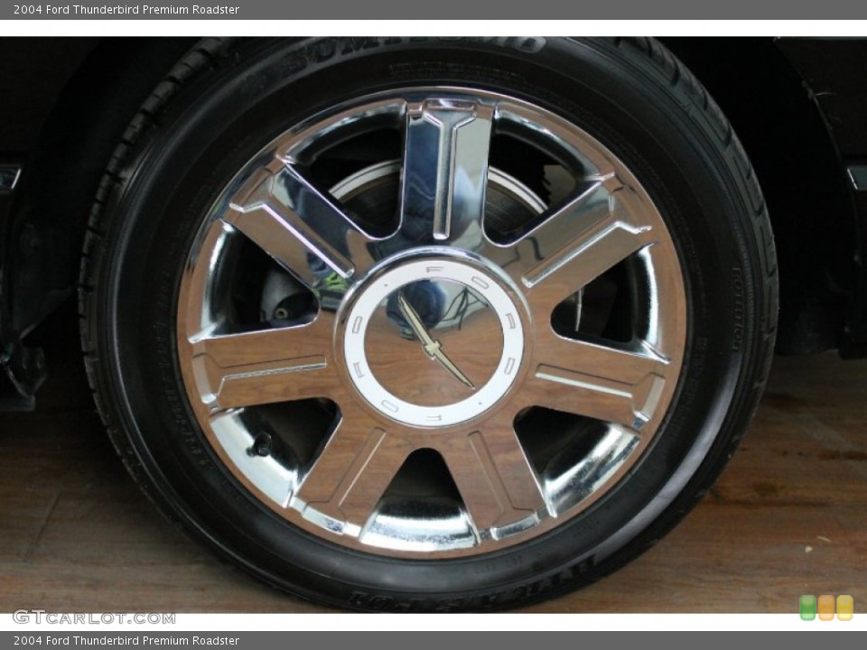 2004 Ford Thunderbird Premium Roadster Wheel and Tire Photo #77501852