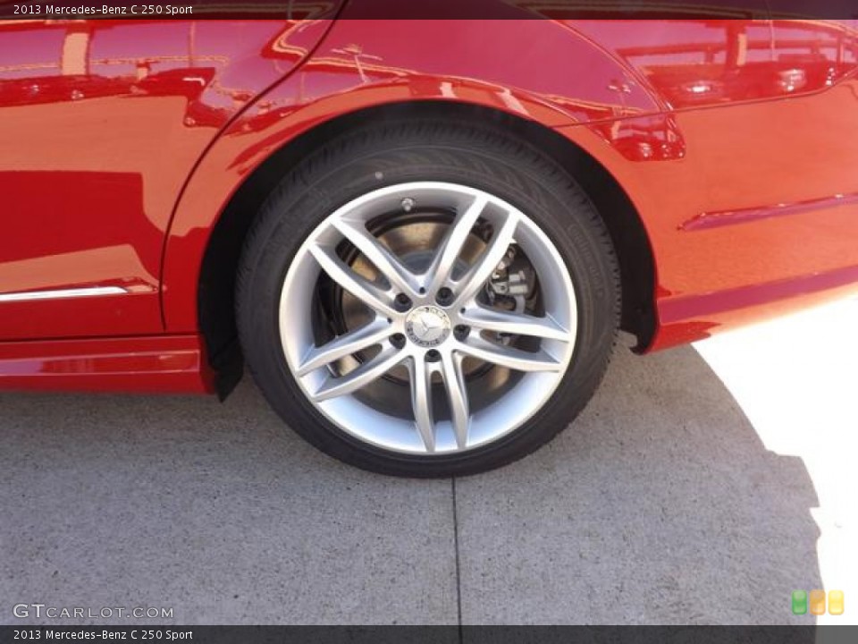 2013 Mercedes-Benz C 250 Sport Wheel and Tire Photo #77505863