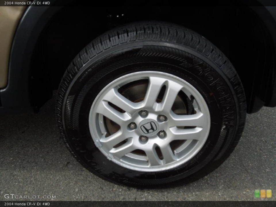 2004 Honda CR-V EX 4WD Wheel and Tire Photo #77508980