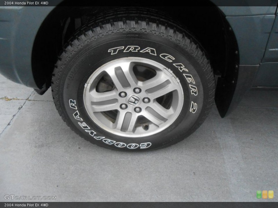 2004 Honda Pilot EX 4WD Wheel and Tire Photo #77517275