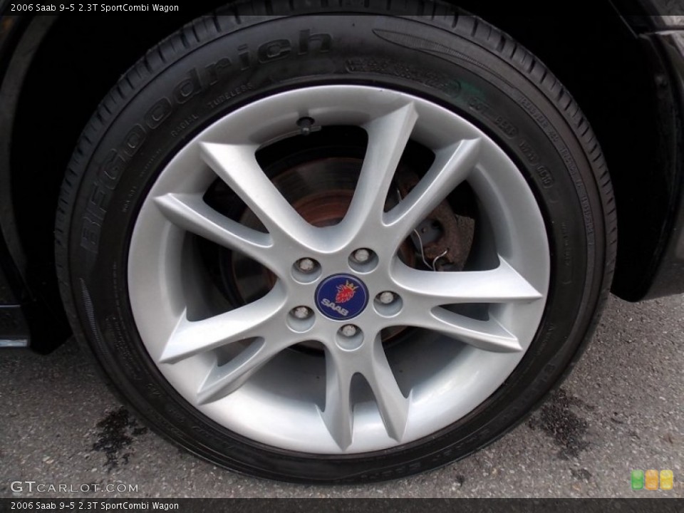2006 Saab 9-5 2.3T SportCombi Wagon Wheel and Tire Photo #77517674