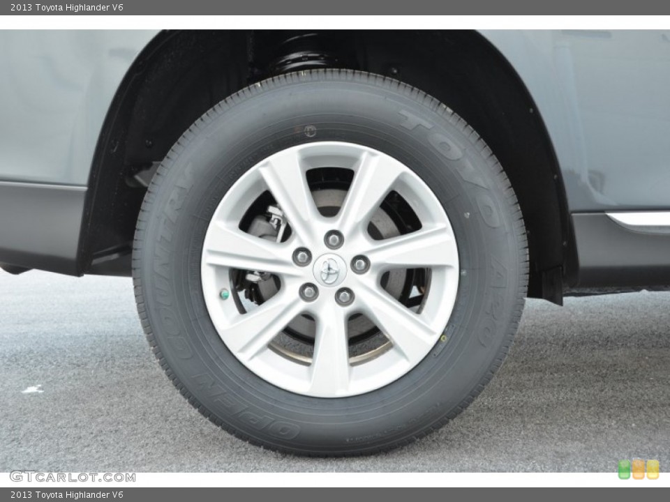 2013 Toyota Highlander V6 Wheel and Tire Photo #77524019