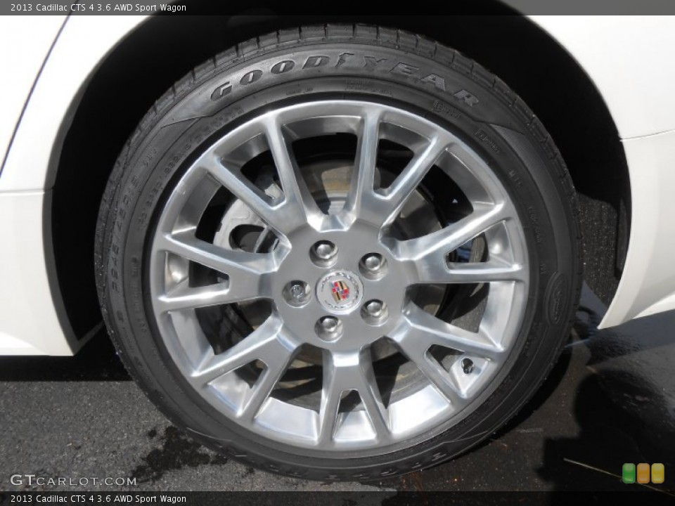 2013 Cadillac CTS 4 3.6 AWD Sport Wagon Wheel and Tire Photo #77526611