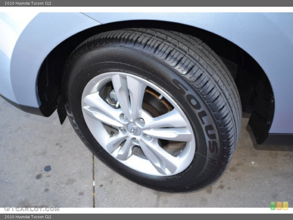 2010 Hyundai Tucson GLS Wheel and Tire Photo #77530338