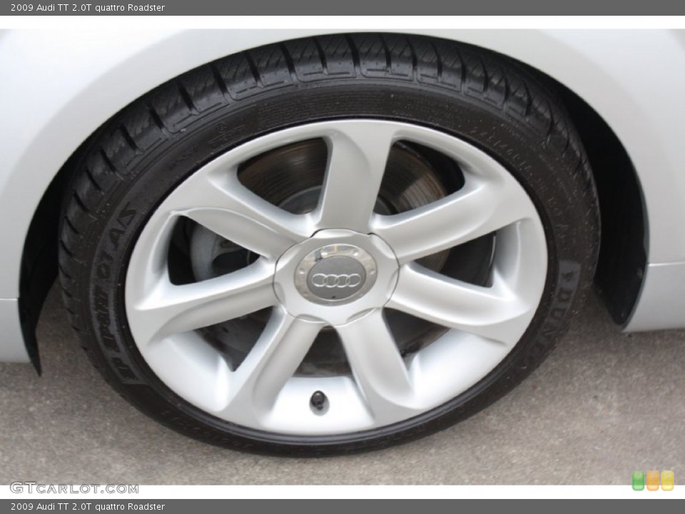 2009 Audi TT 2.0T quattro Roadster Wheel and Tire Photo #77531264