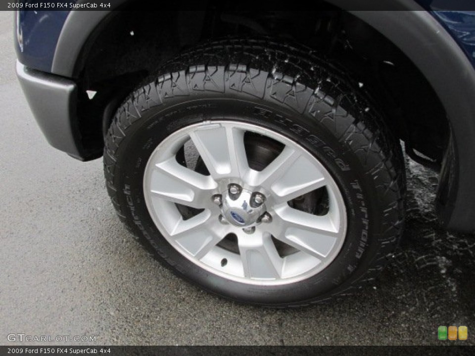 2009 Ford F150 FX4 SuperCab 4x4 Wheel and Tire Photo #77536913