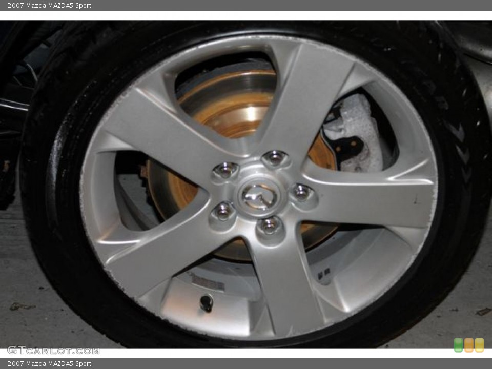 2007 Mazda MAZDA5 Sport Wheel and Tire Photo #77541140