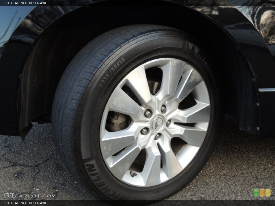2010 Acura RDX SH-AWD Wheel and Tire Photo #77542836