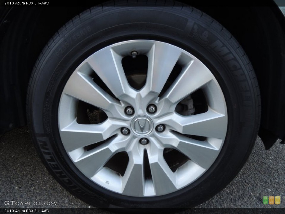 2010 Acura RDX SH-AWD Wheel and Tire Photo #77542857