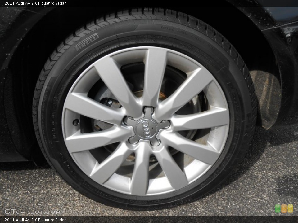 2011 Audi A4 2.0T quattro Sedan Wheel and Tire Photo #77543429