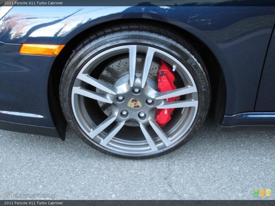 2011 Porsche 911 Turbo Cabriolet Wheel and Tire Photo #77544230