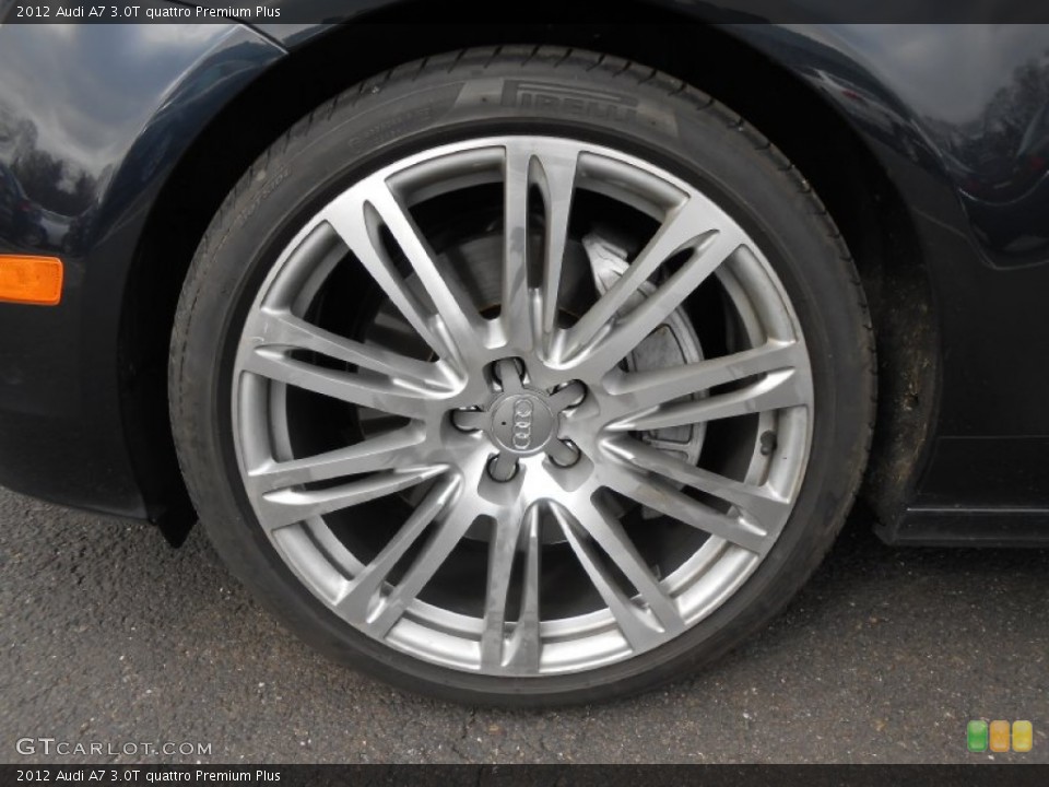 2012 Audi A7 3.0T quattro Premium Plus Wheel and Tire Photo #77545245