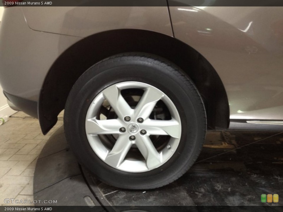 2009 Nissan Murano S AWD Wheel and Tire Photo #77548568