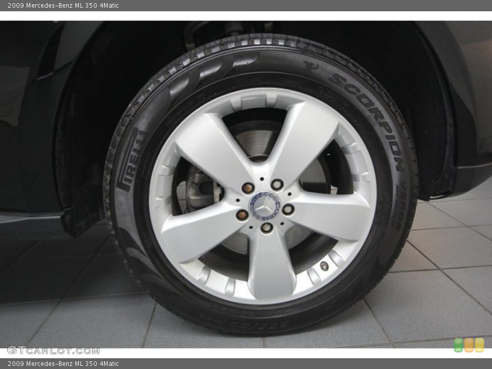 2009 Mercedes-Benz ML 350 4Matic Wheel and Tire Photo #77553860