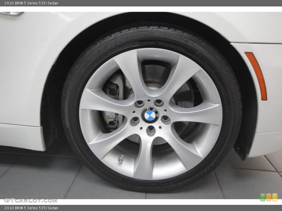 2010 BMW 5 Series 535i Sedan Wheel and Tire Photo #77554670