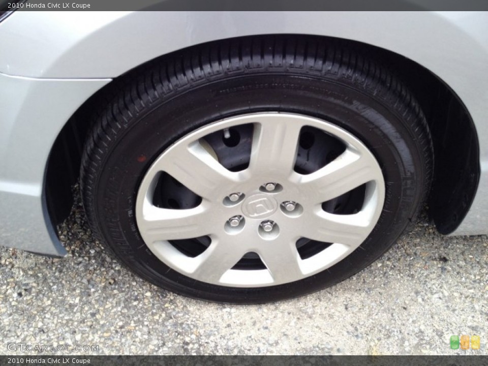 2010 Honda Civic LX Coupe Wheel and Tire Photo #77556556