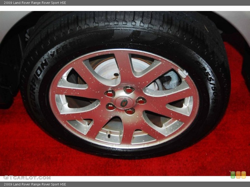2009 Land Rover Range Rover Sport HSE Wheel and Tire Photo #77562528