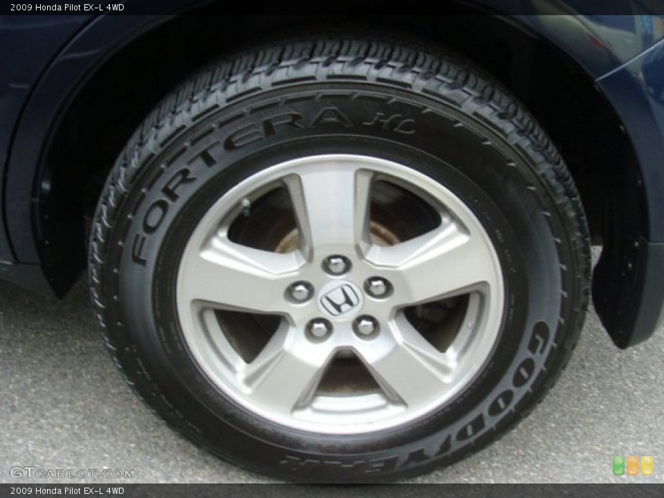 2009 Honda Pilot EX-L 4WD Wheel and Tire Photo #77562551