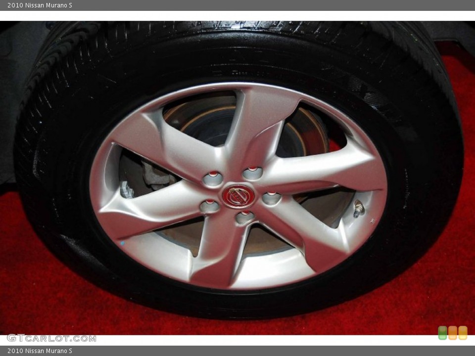 2010 Nissan Murano S Wheel and Tire Photo #77563125