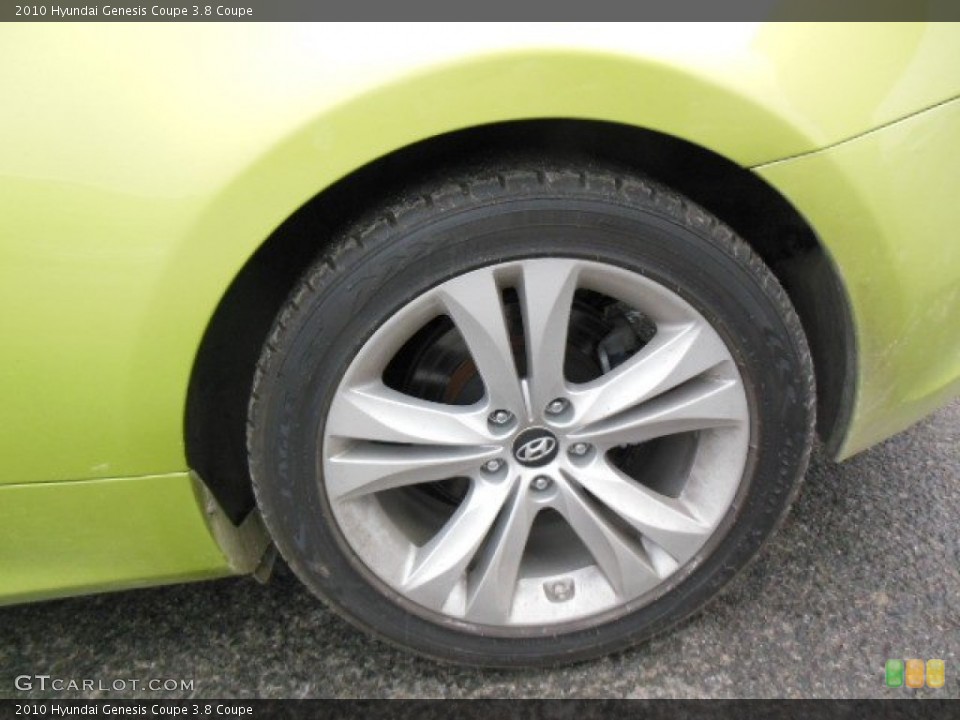 2010 Hyundai Genesis Coupe 3.8 Coupe Wheel and Tire Photo #77563812