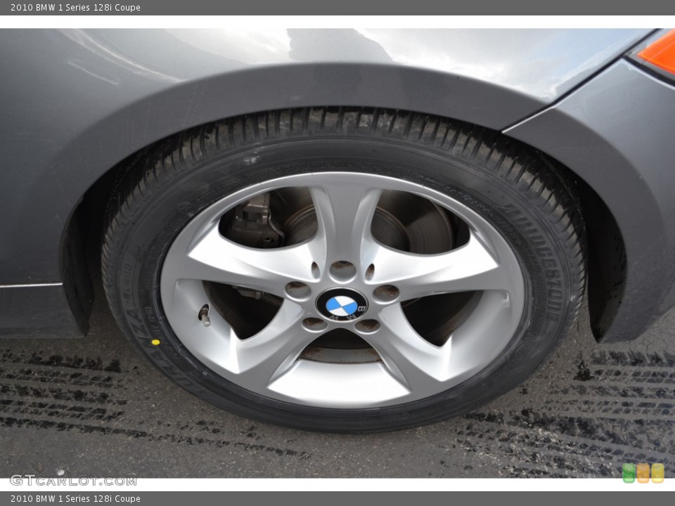 2010 BMW 1 Series 128i Coupe Wheel and Tire Photo #77564379