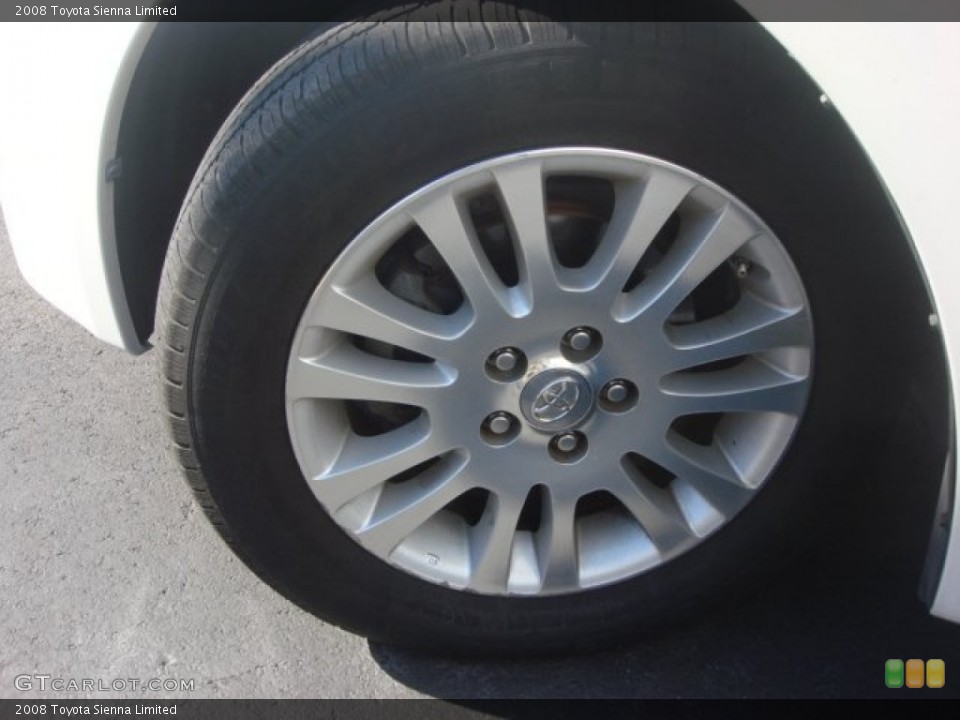 2008 Toyota Sienna Limited Wheel and Tire Photo #77568711