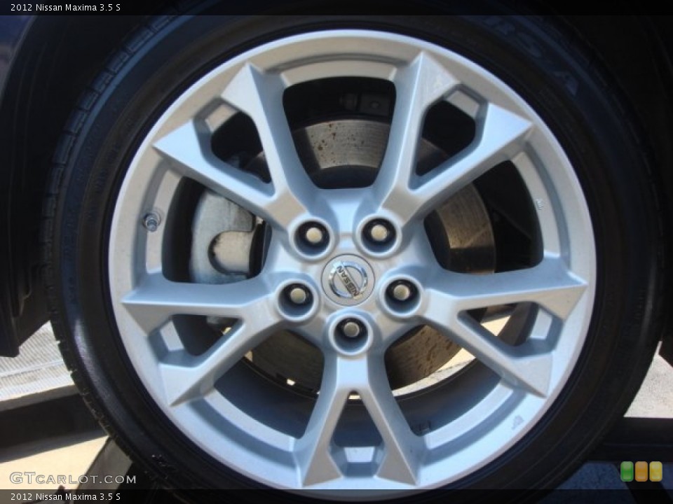2012 Nissan Maxima 3.5 S Wheel and Tire Photo #77569804