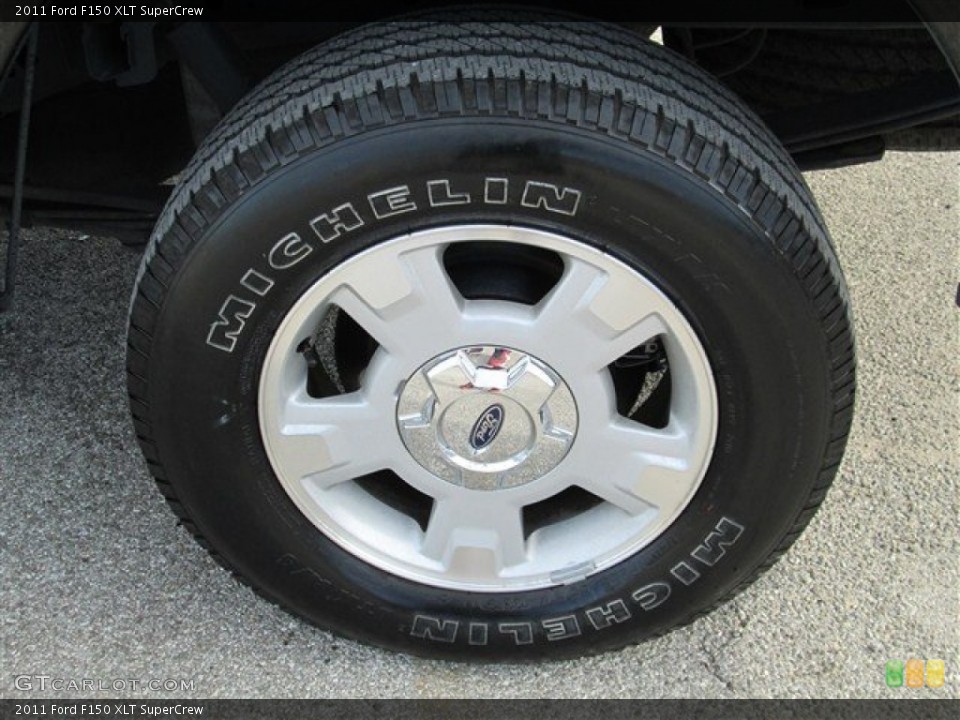 2011 Ford F150 XLT SuperCrew Wheel and Tire Photo #77569887