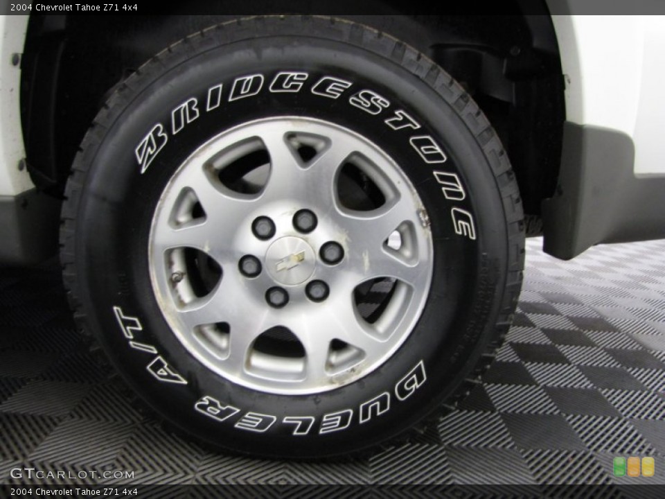 2004 Chevrolet Tahoe Z71 4x4 Wheel and Tire Photo #77571800