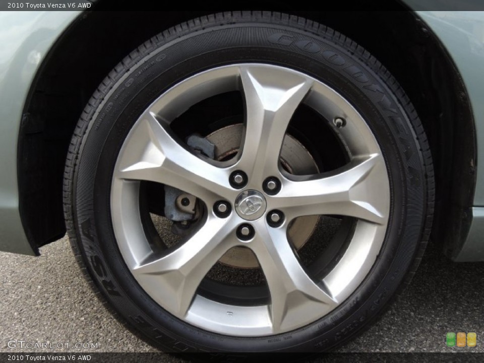 2010 Toyota Venza V6 AWD Wheel and Tire Photo #77572771