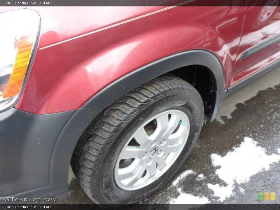 2005 Honda CR-V EX 4WD Wheel and Tire Photo #77573346