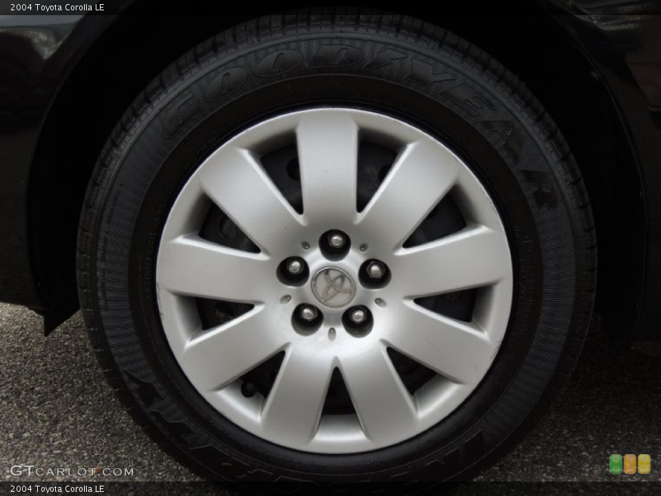 2004 Toyota Corolla LE Wheel and Tire Photo #77574180